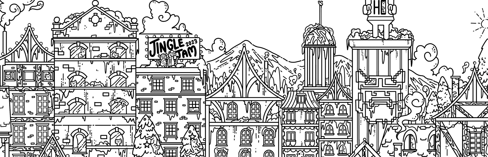 Travellin Cats in Jingle Jam cover image