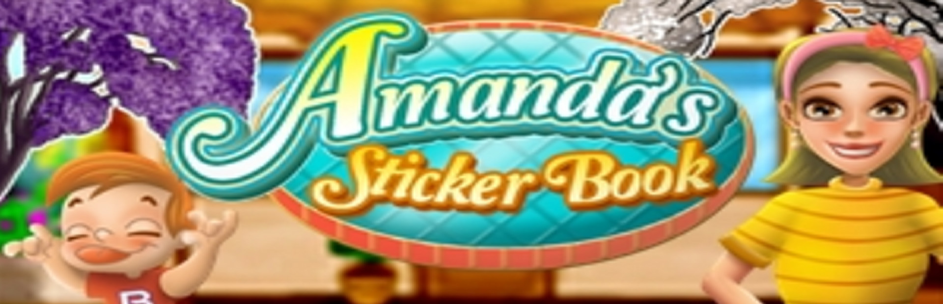 Amanda's Sticker Book cover image