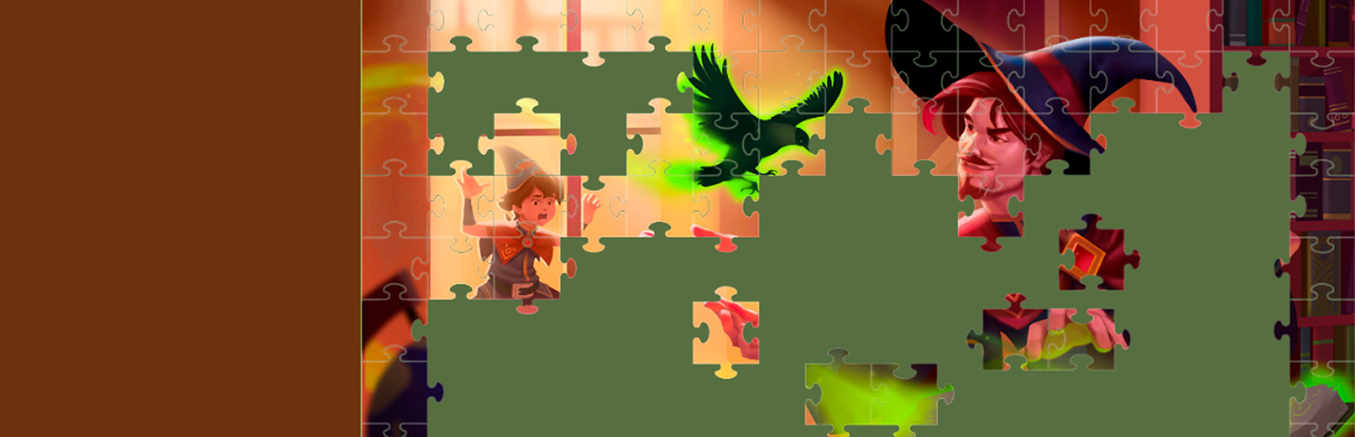 Magic Lessons in Wand Valley - a jigsaw puzzle tale cover image