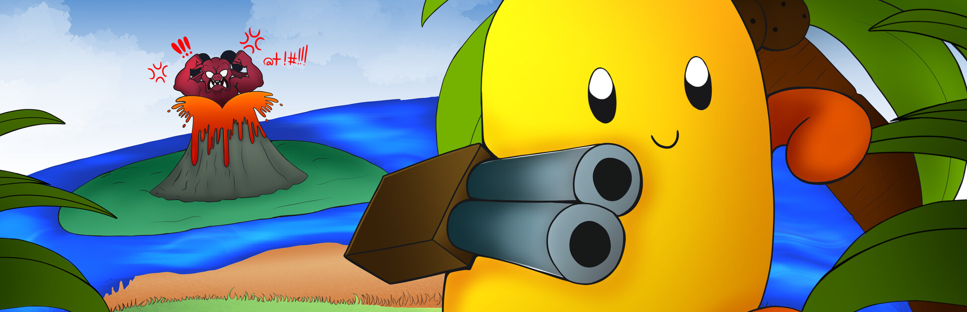Luckily, My Arm Is A Shotgun cover image