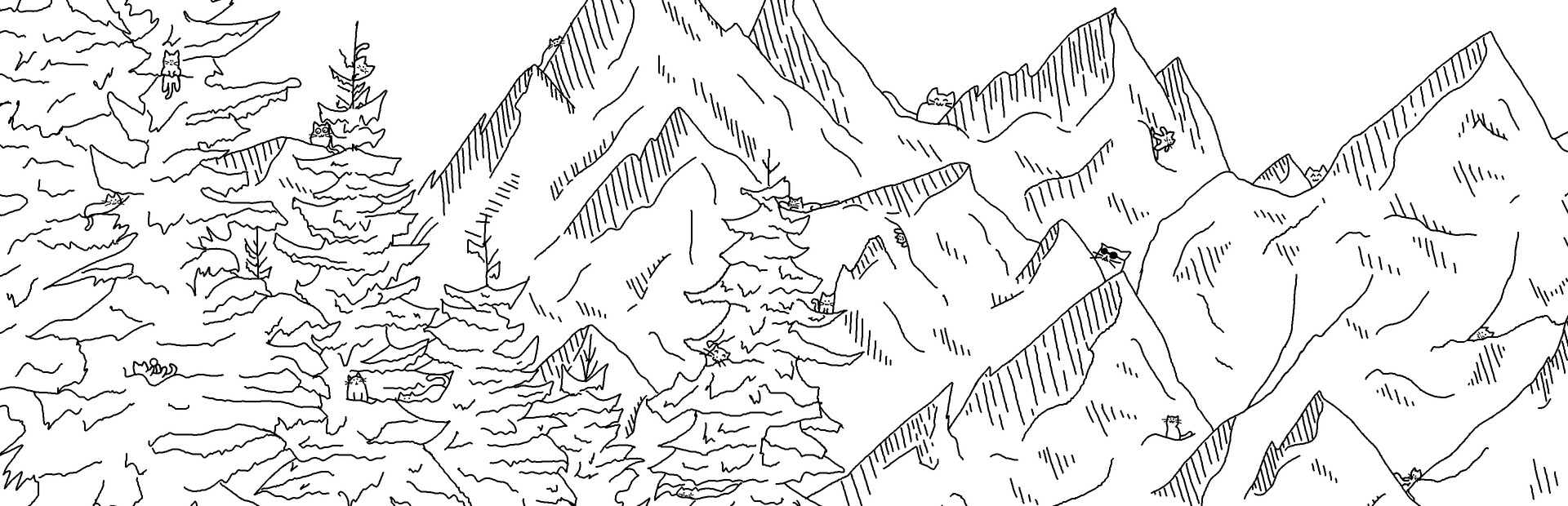 Looking For Cats In a Badly Drawn Forest cover image