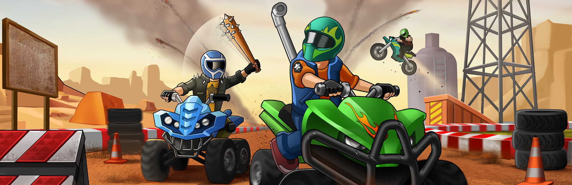 Rude Racers: 2D Combat Racing cover image