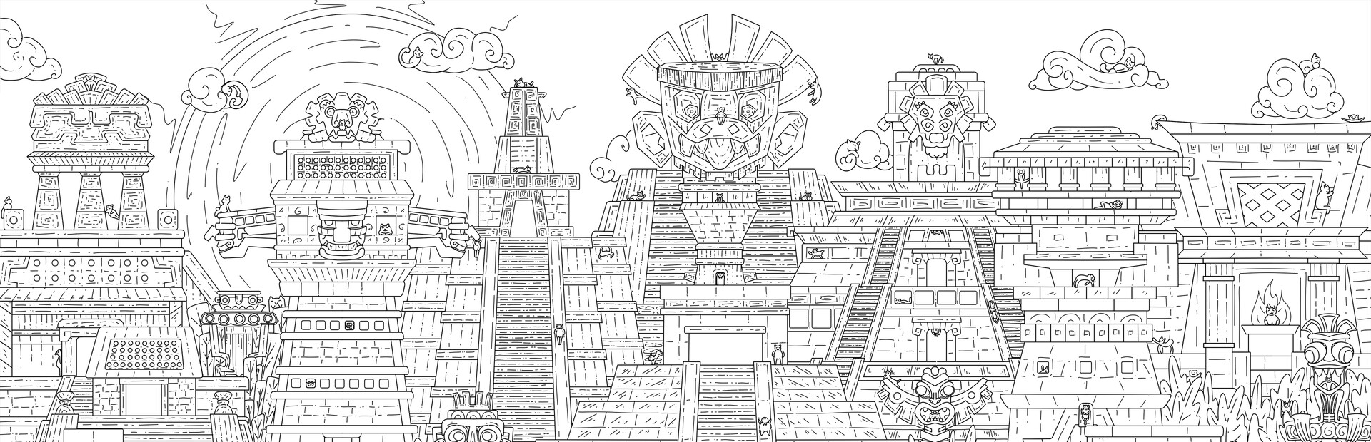 100 Aztec Cats cover image