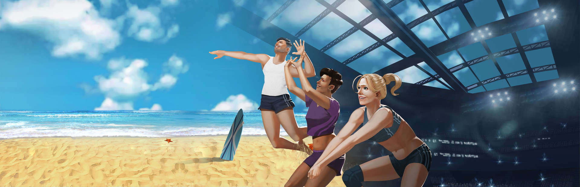 Highline Volleyball VR cover image