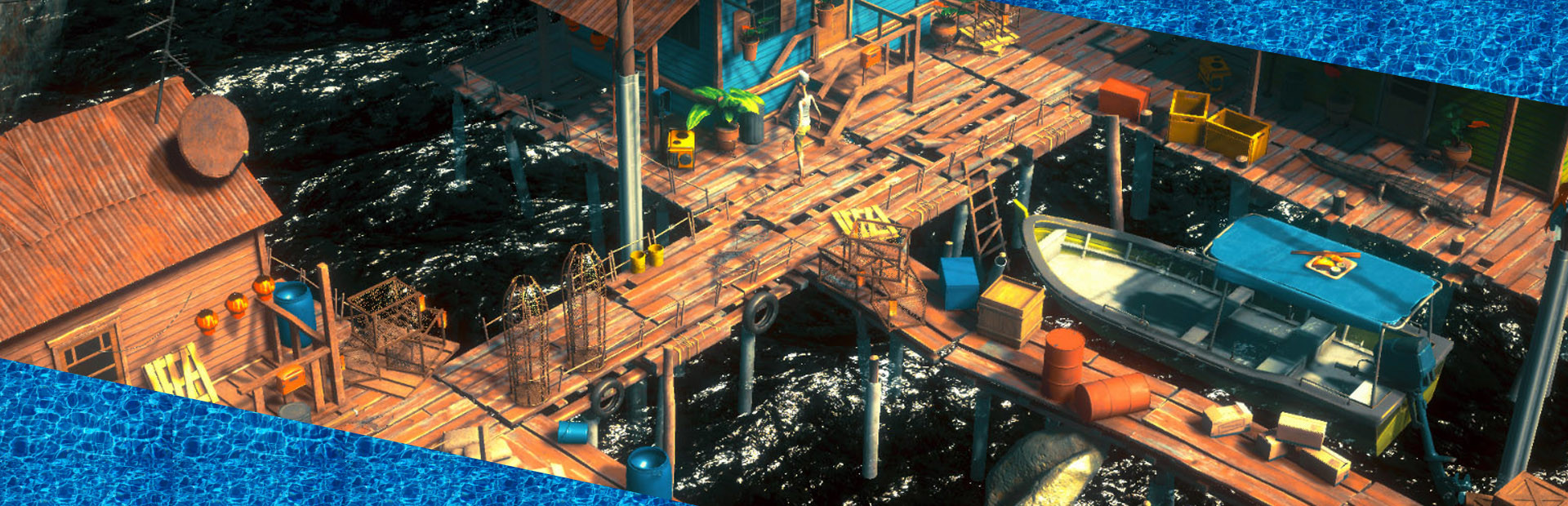 Hidden Floating City Top-Down 3D cover image