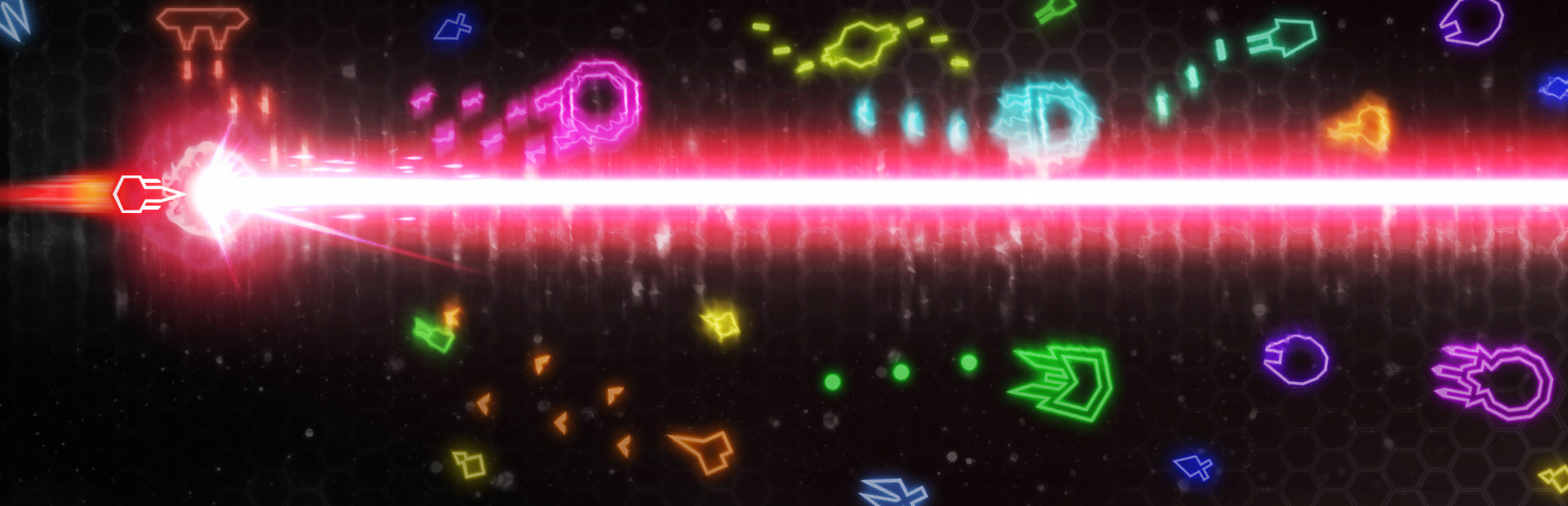 Neon Ships: The Type'em Up Shooter cover image