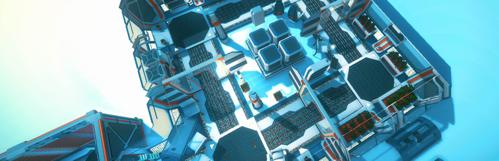 Hidden Space Station Top-Down 3D cover image