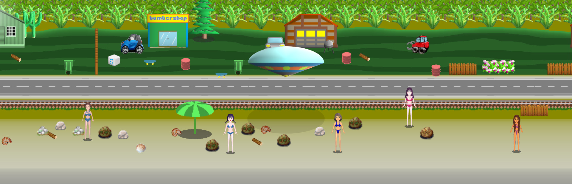 UFO vs Bikini cover image