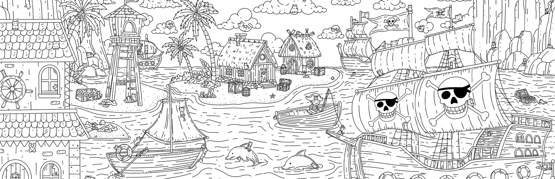 100 Pirate Cats cover image