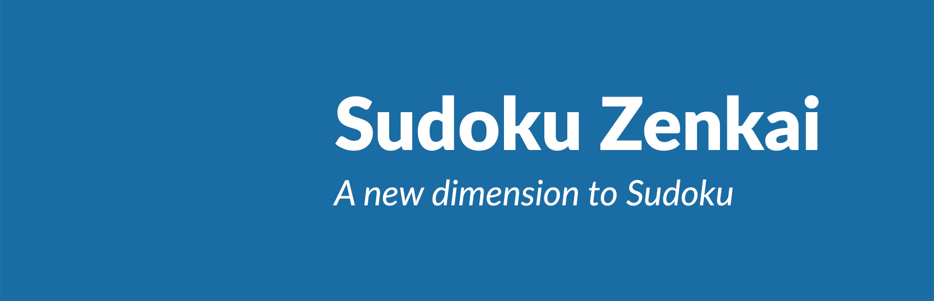 Sudoku Zenkai / 数独全卡 cover image