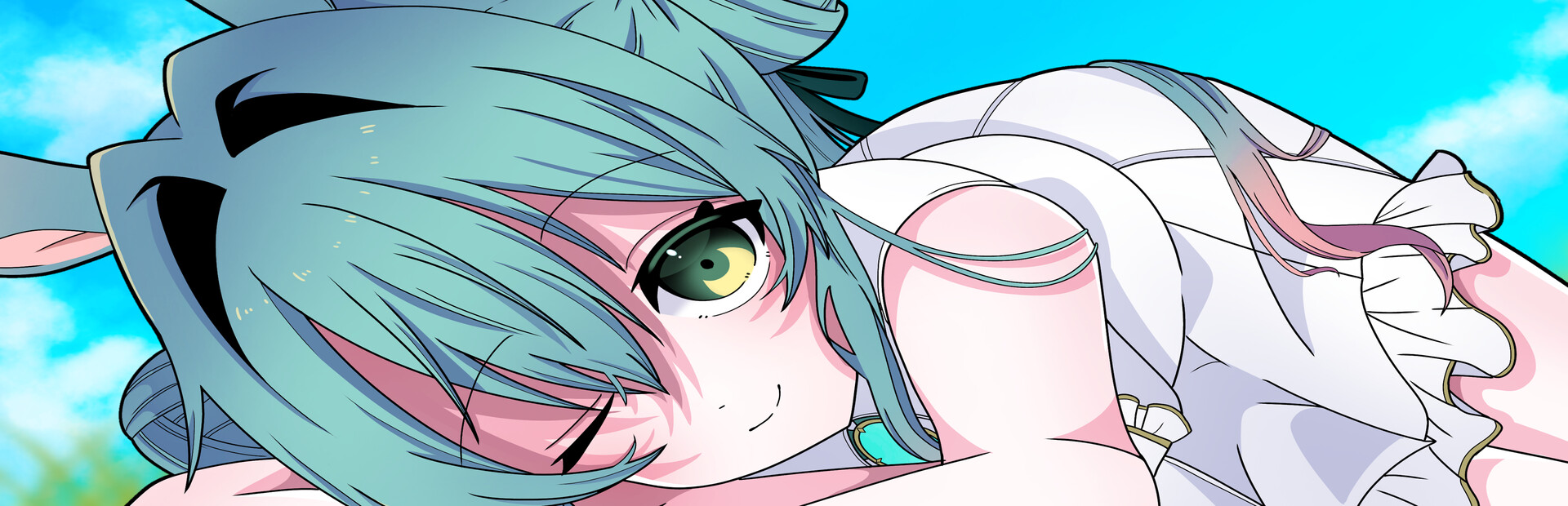 The rabbit and Tamaki are Taking a break! cover image