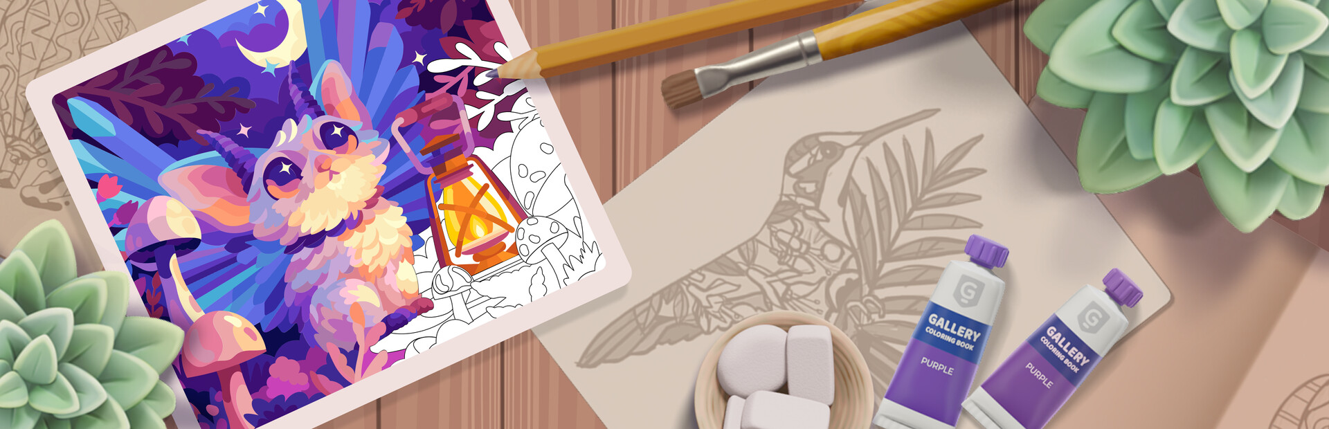 Gallery: Coloring book & decor cover image