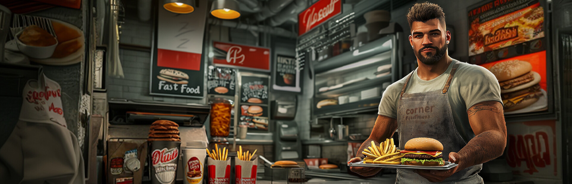 Corner Kitchen Fast Food Simulator Demo cover image
