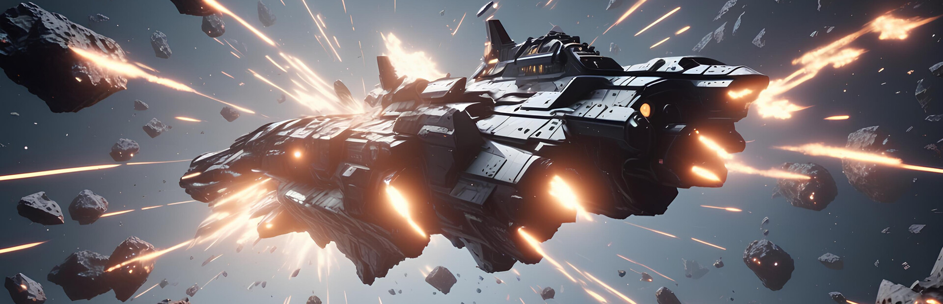 Lonely tiny spaceship cover image