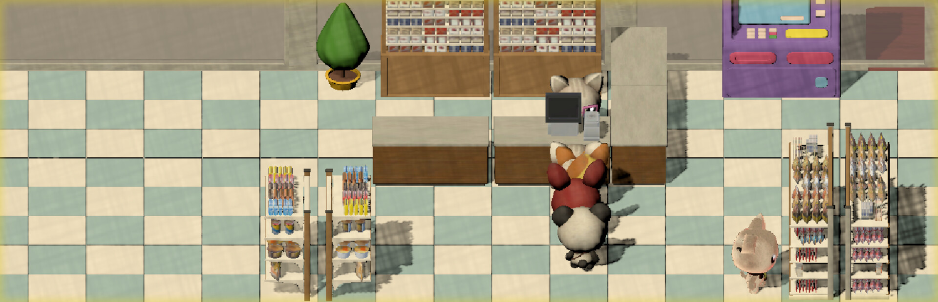 Cozy Desktop Konbini cover image
