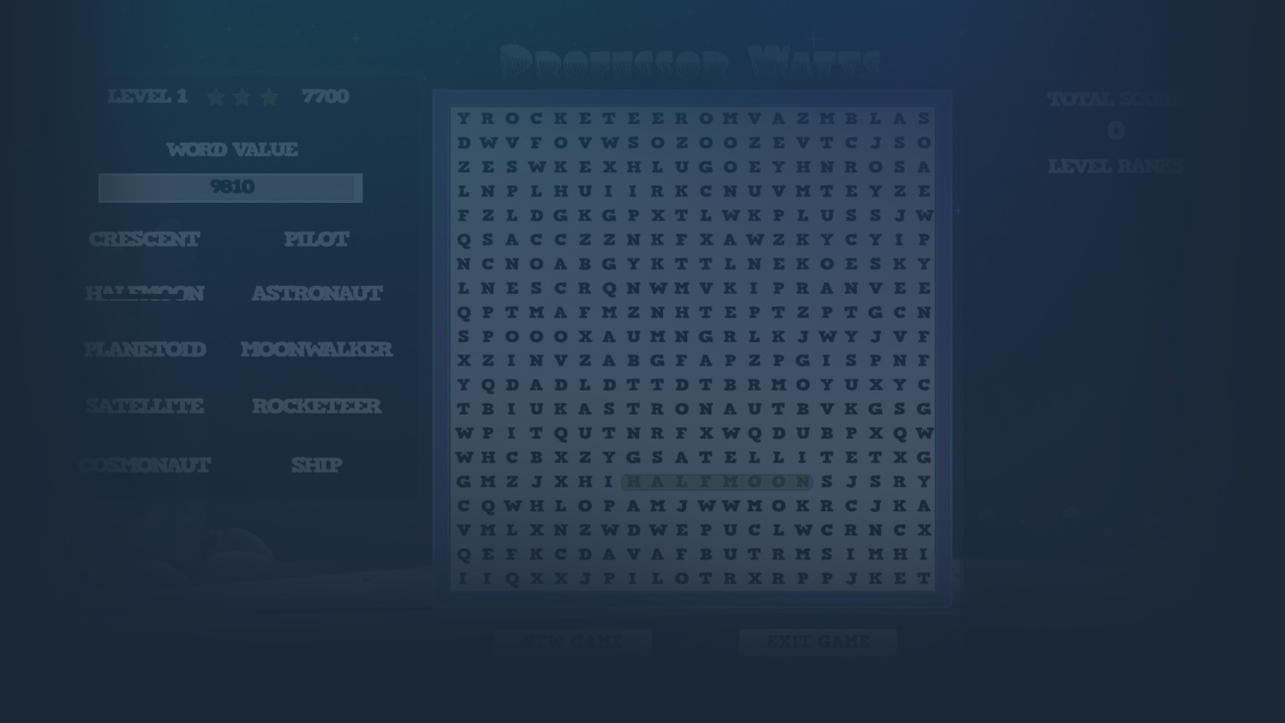 Professor Watts Word Search: Space Voyage cover image