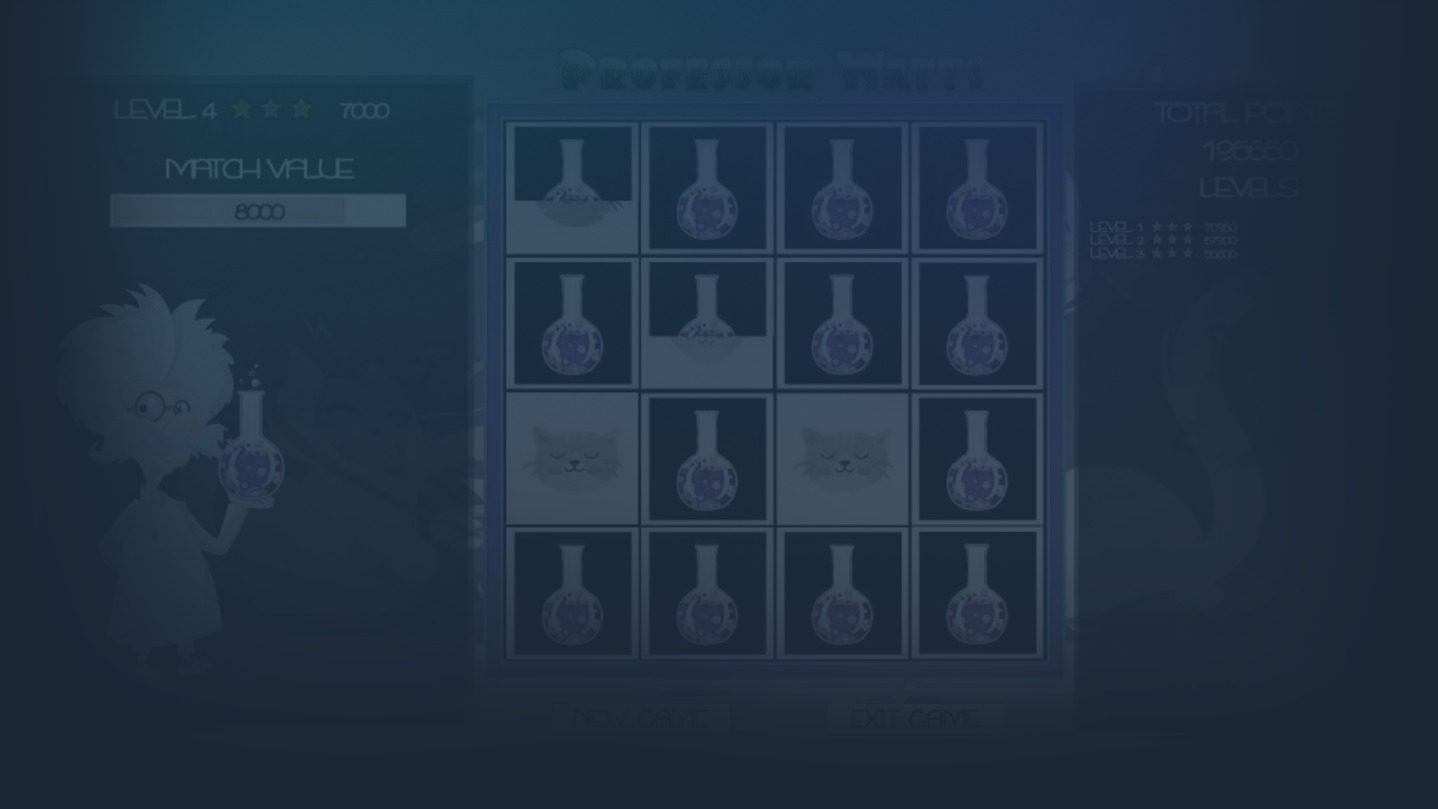 Professor Watts Memory Match: Cats cover image