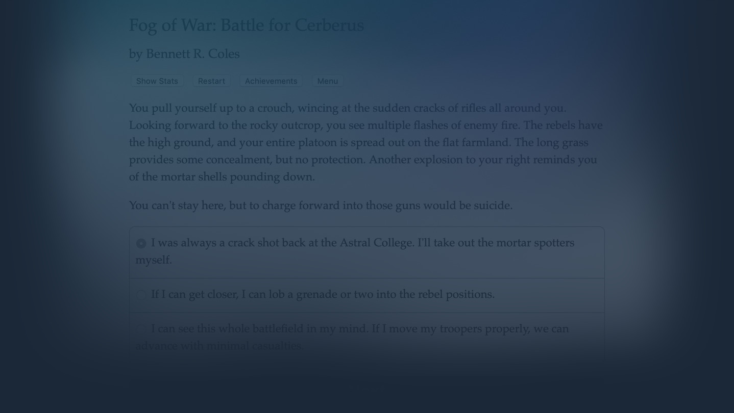 Fog of War: The Battle for Cerberus cover image