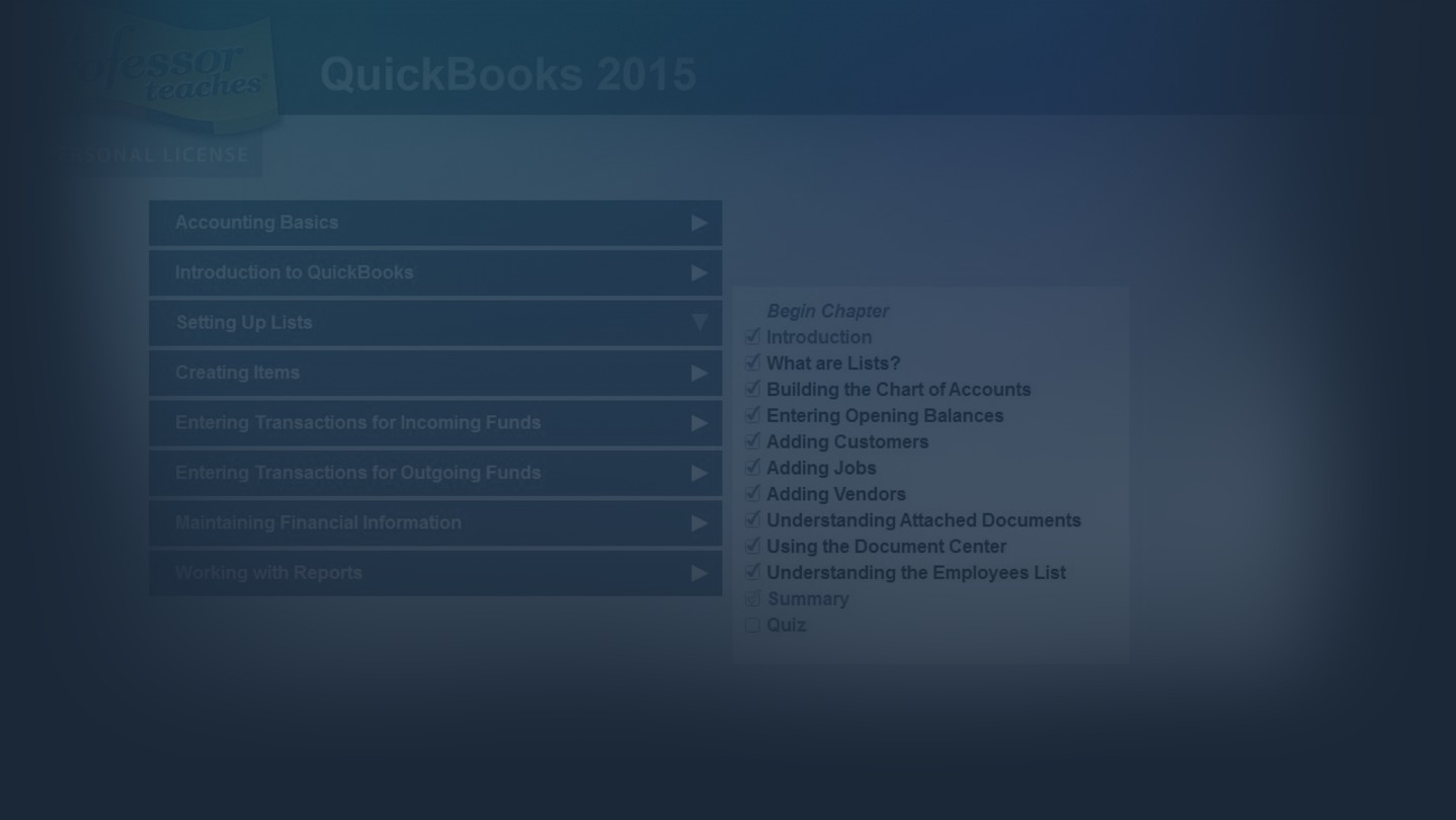 Professor Teaches® QuickBooks 2015 cover image