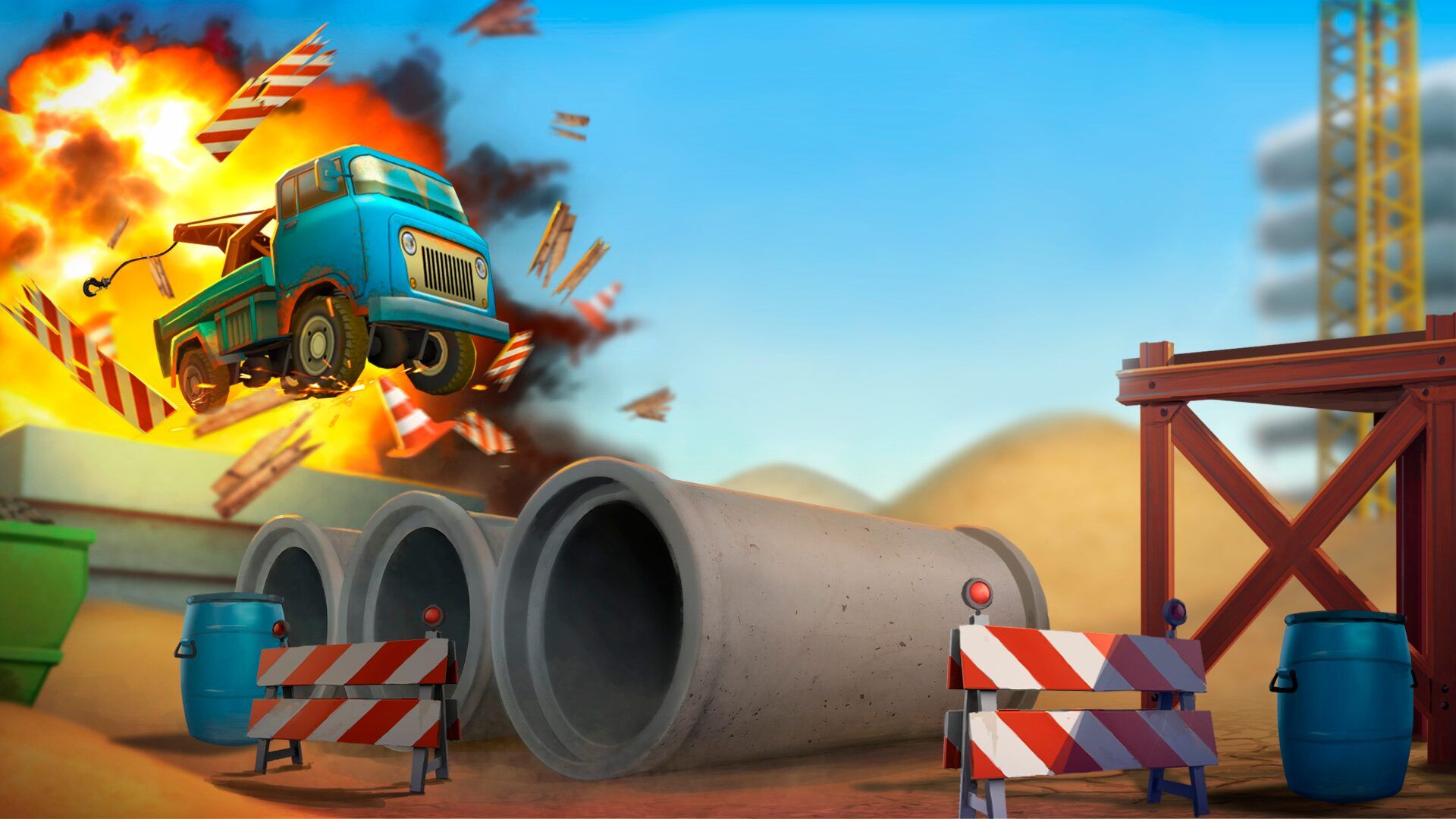 Bridge Constructor Stunts trophies cover image