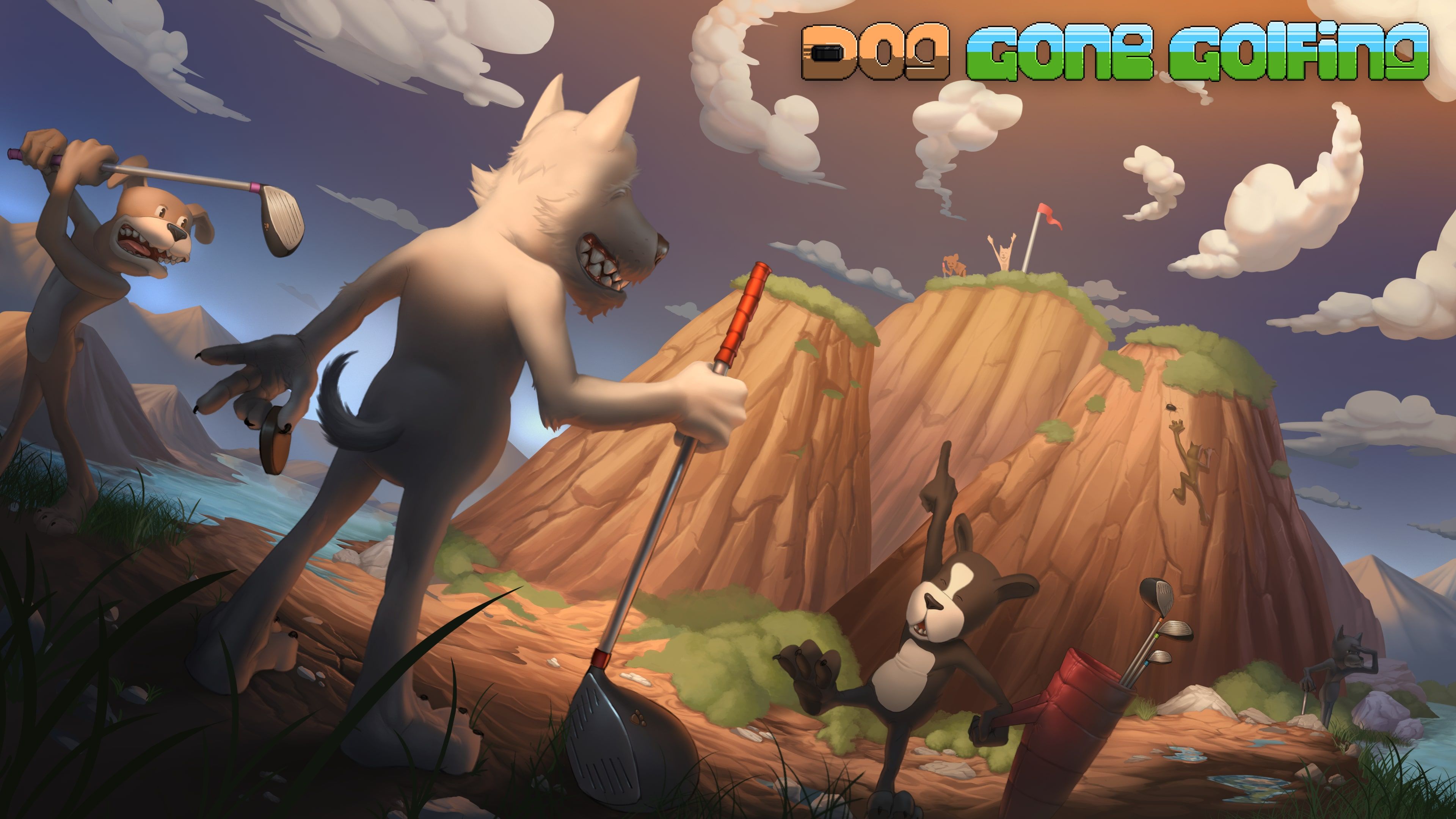 Dog Gone Golfing cover image