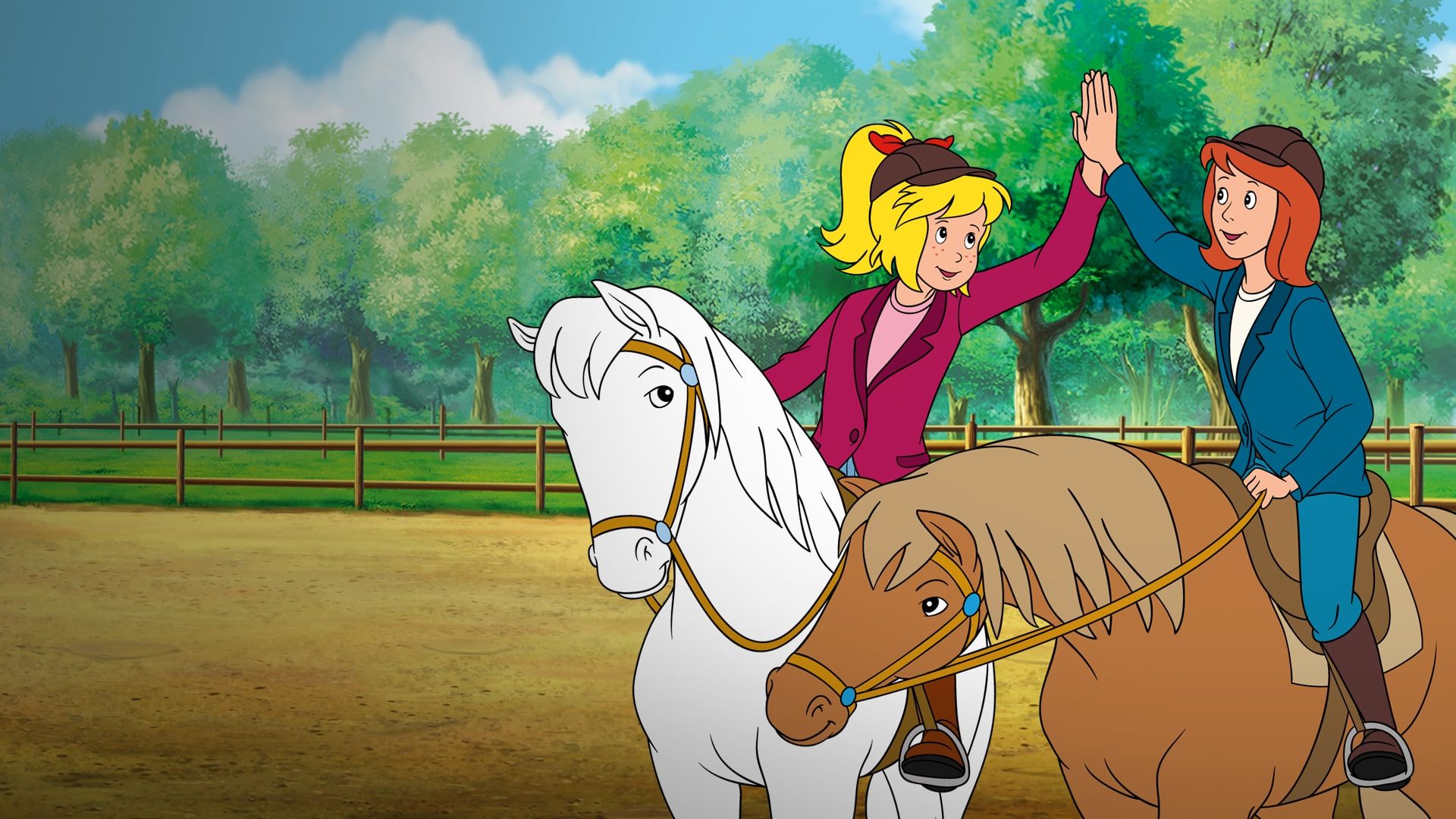 Bibi & Tina at the horse farm cover image