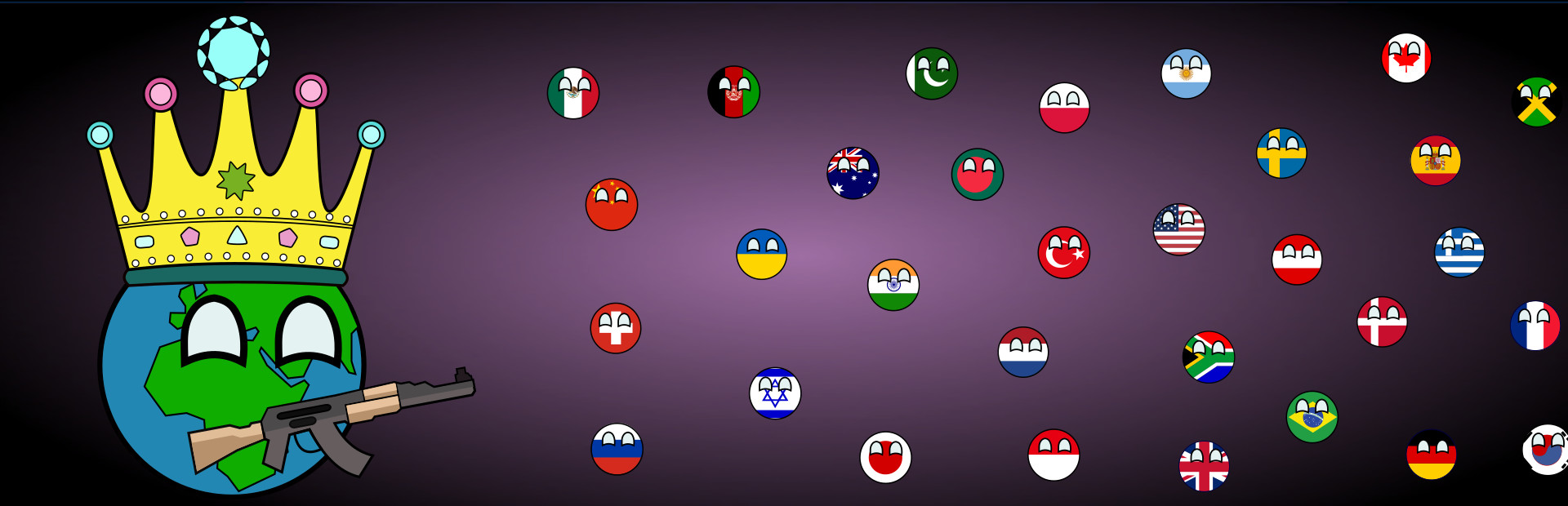 Dictators:No Peace Countryballs cover image
