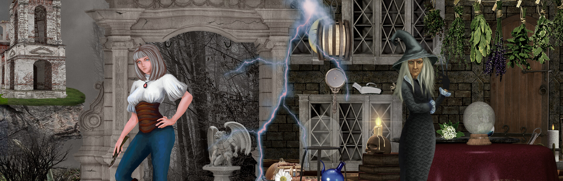 Vampire & Monsters: Mystery Hidden Object Games - Puzzle cover image