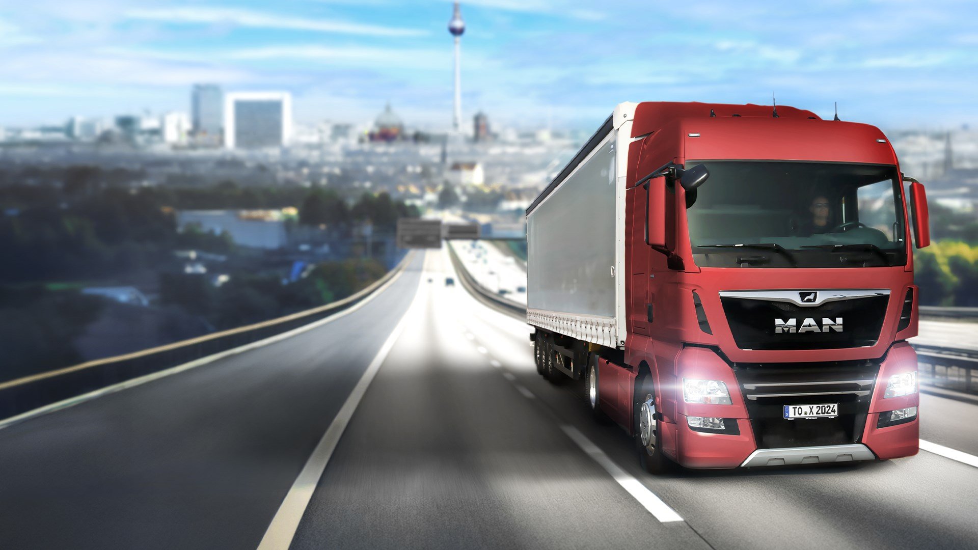 On The Road - The Truck Simulator cover image