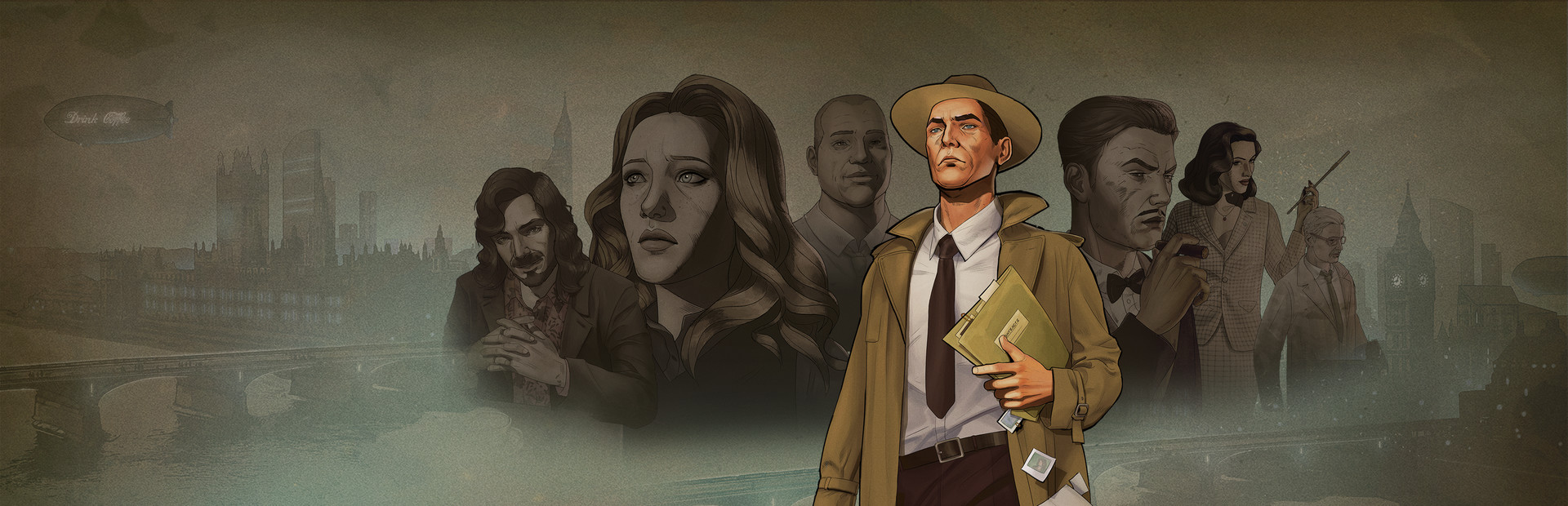 Coffee Noir - Business Detective Game cover image