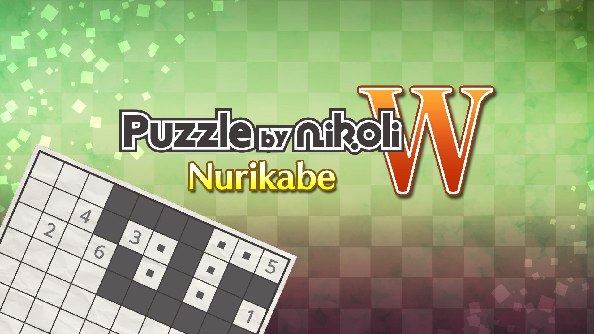 Puzzle by Nikoli W Nurikabe cover image
