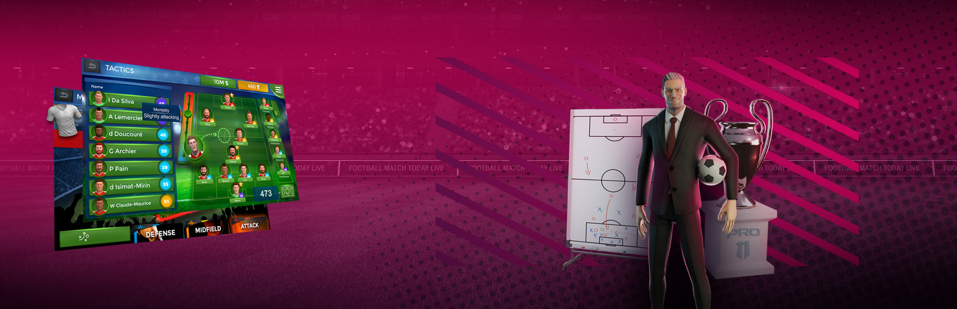 Pro 11 - Football Manager Game cover image