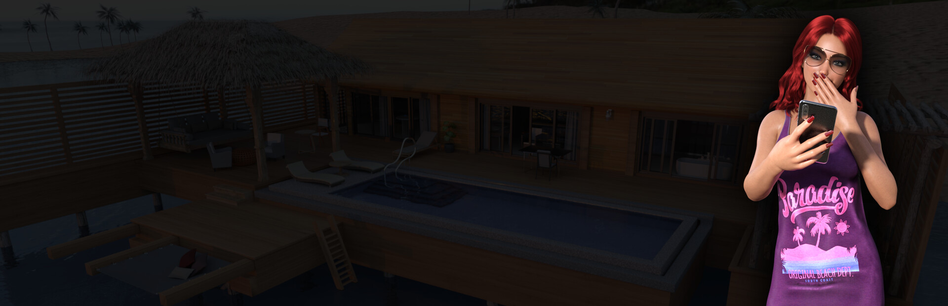 Sex Simulator - Beach Resort Girls cover image