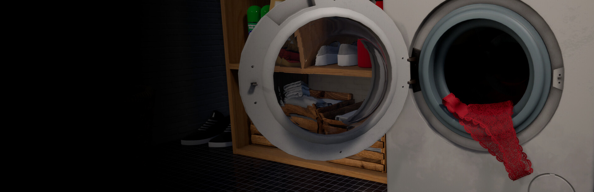 Mom got stuck in the washing machine cover image