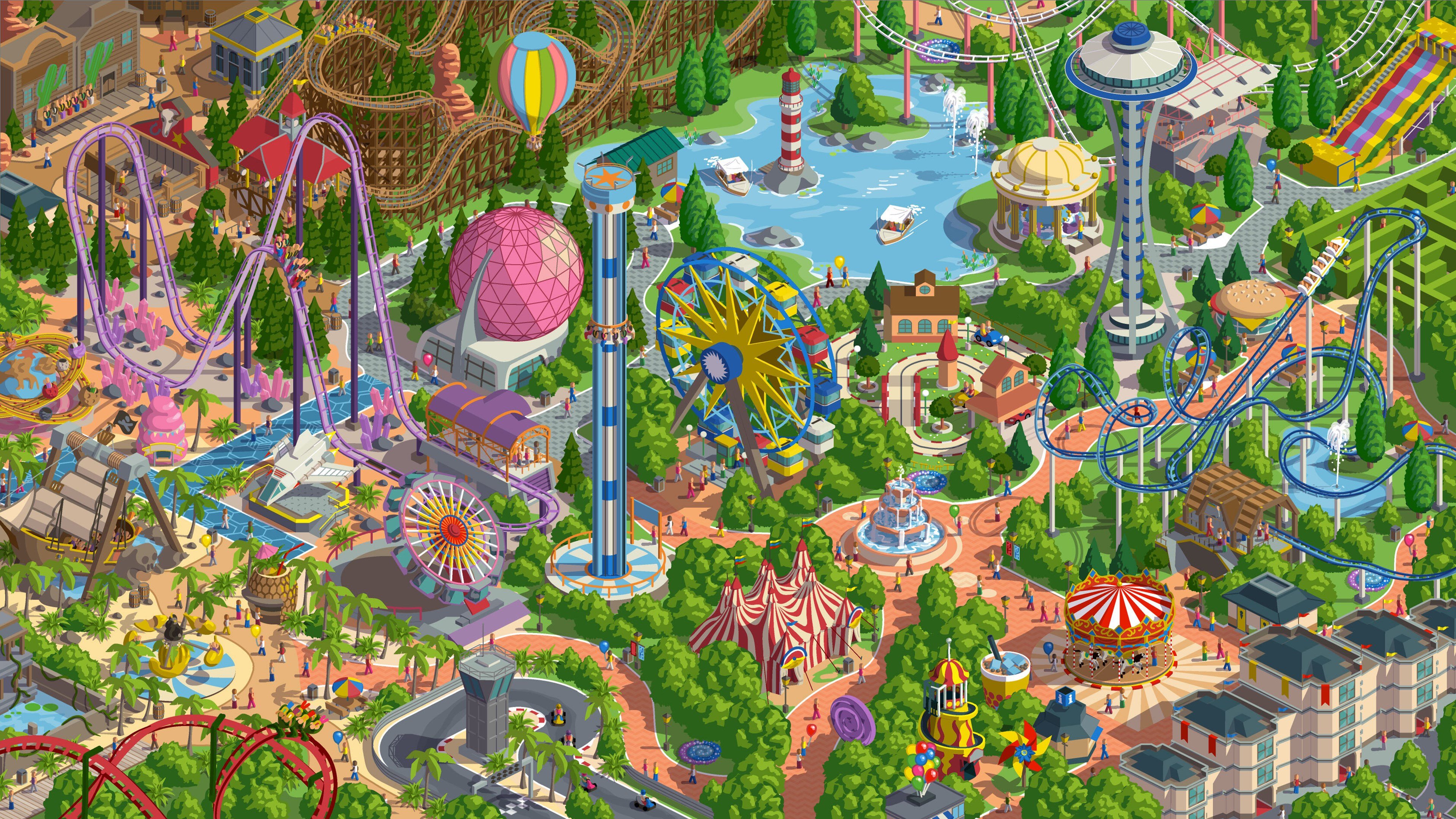 RollerCoaster Tycoon Adventures: Deluxe cover image