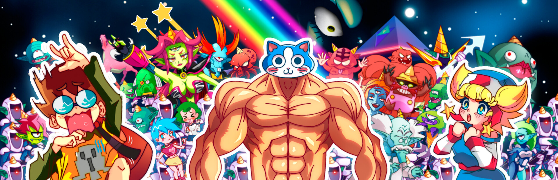 KinnikuNeko: SUPER MUSCLE CAT cover image