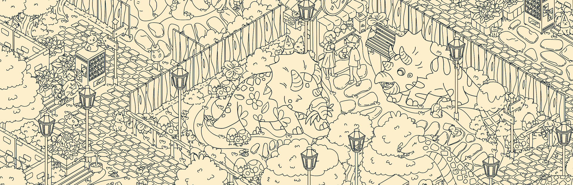 Cats and Seek: Dino Park cover image