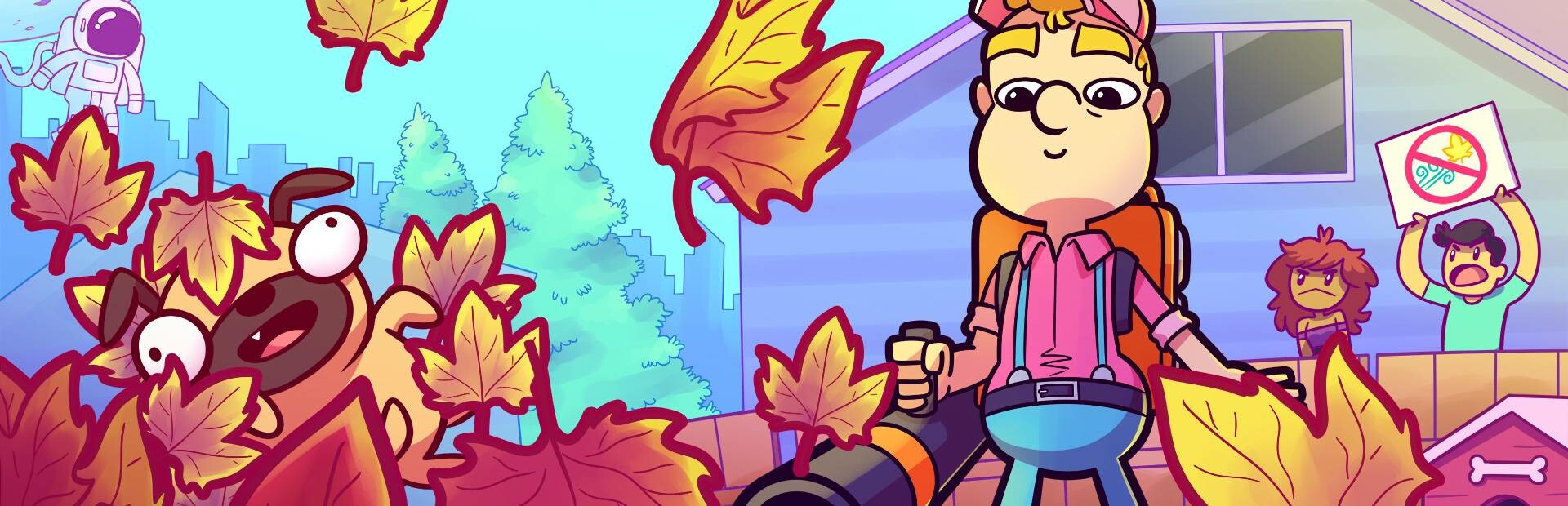 Leaf Blower Man: This Game Blows! cover image