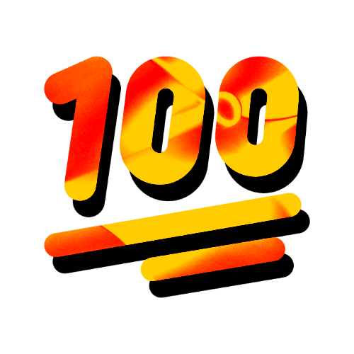 Holo 100 Sticker
