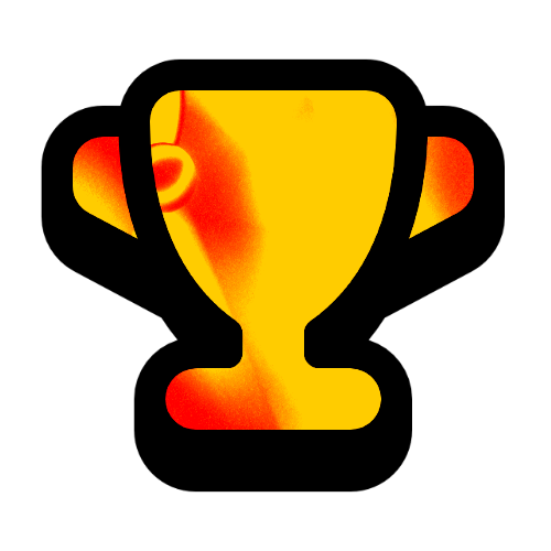 Holo Trophy Sticker