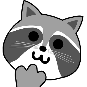 Raccoon Think Sticker