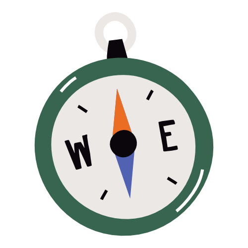 Compass Sticker