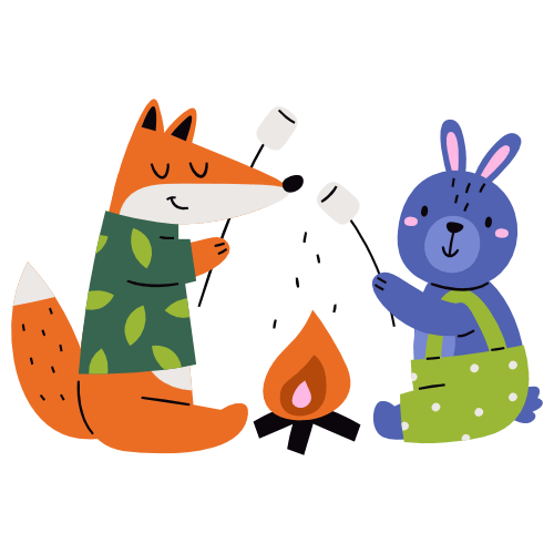Campfire Marshmallows Sticker