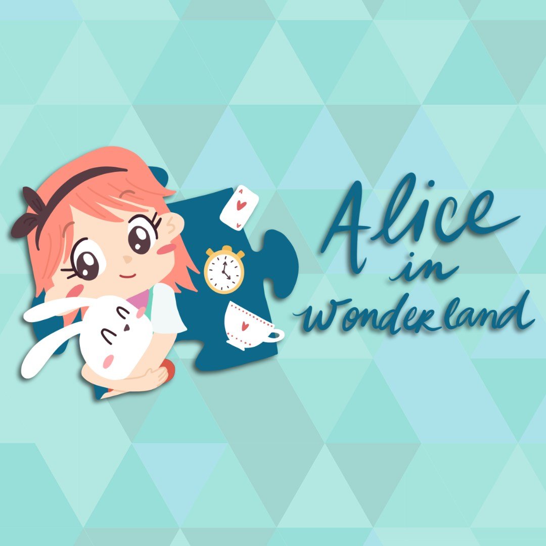 Alice in Wonderland - a jigsaw puzzle tale