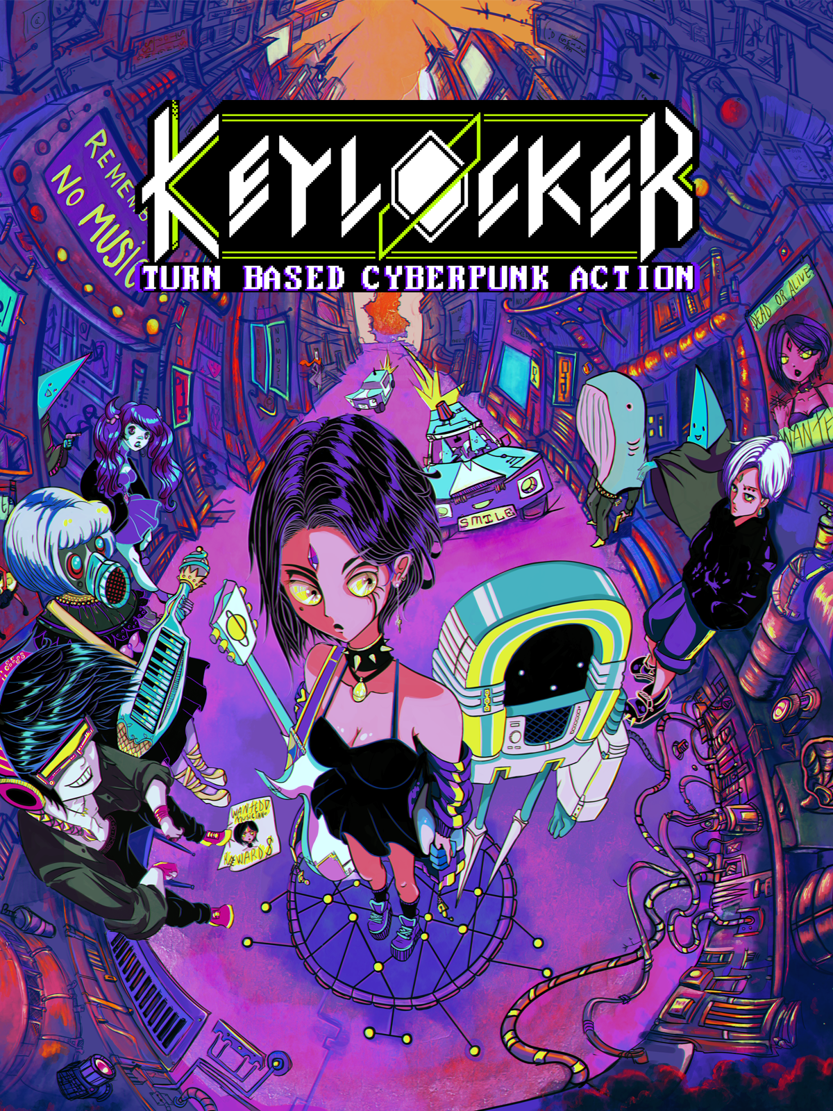 Keylocker | Turn Based Cyberpunk Action