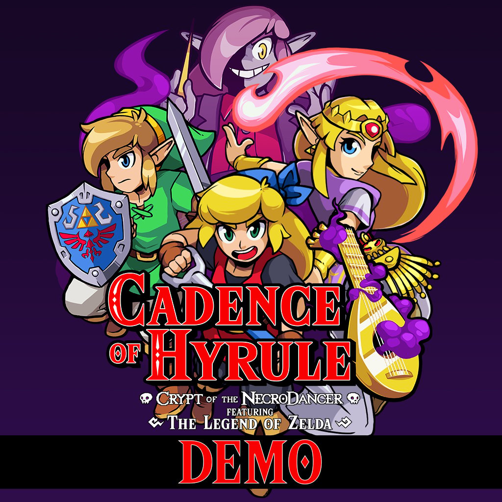 Boxart for Cadence of Hyrule: Crypt of the NecroDancer featuring The Legend of Zelda Demo