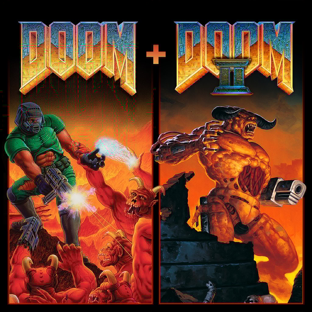 Boxart for DOOM + DOOM II