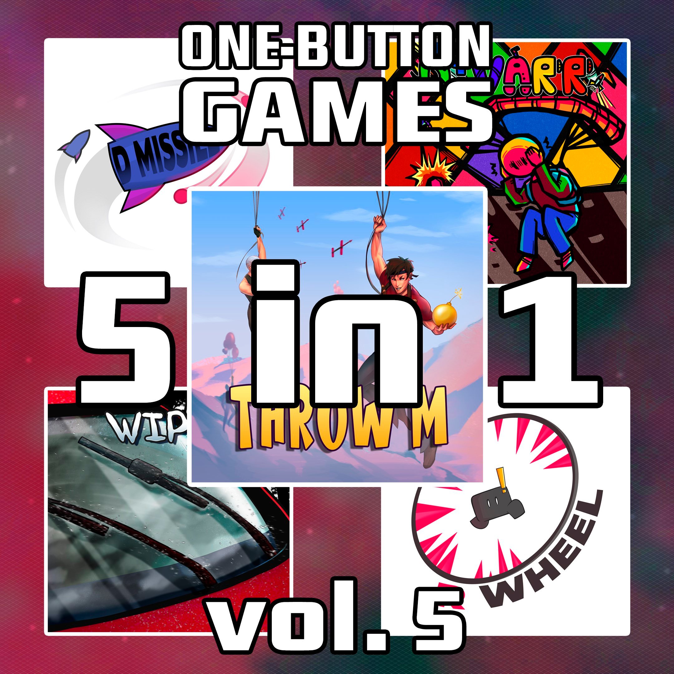 One Button Games 5-in-1 vol. 5 (Windows)
