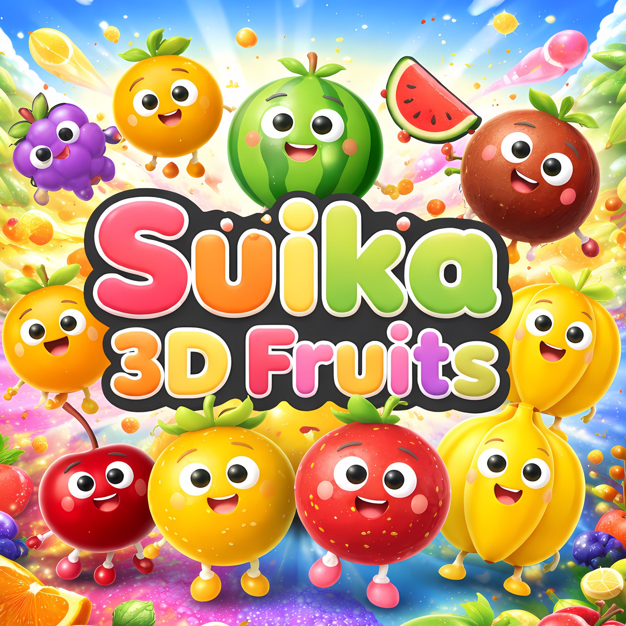Suika 3D Fruits