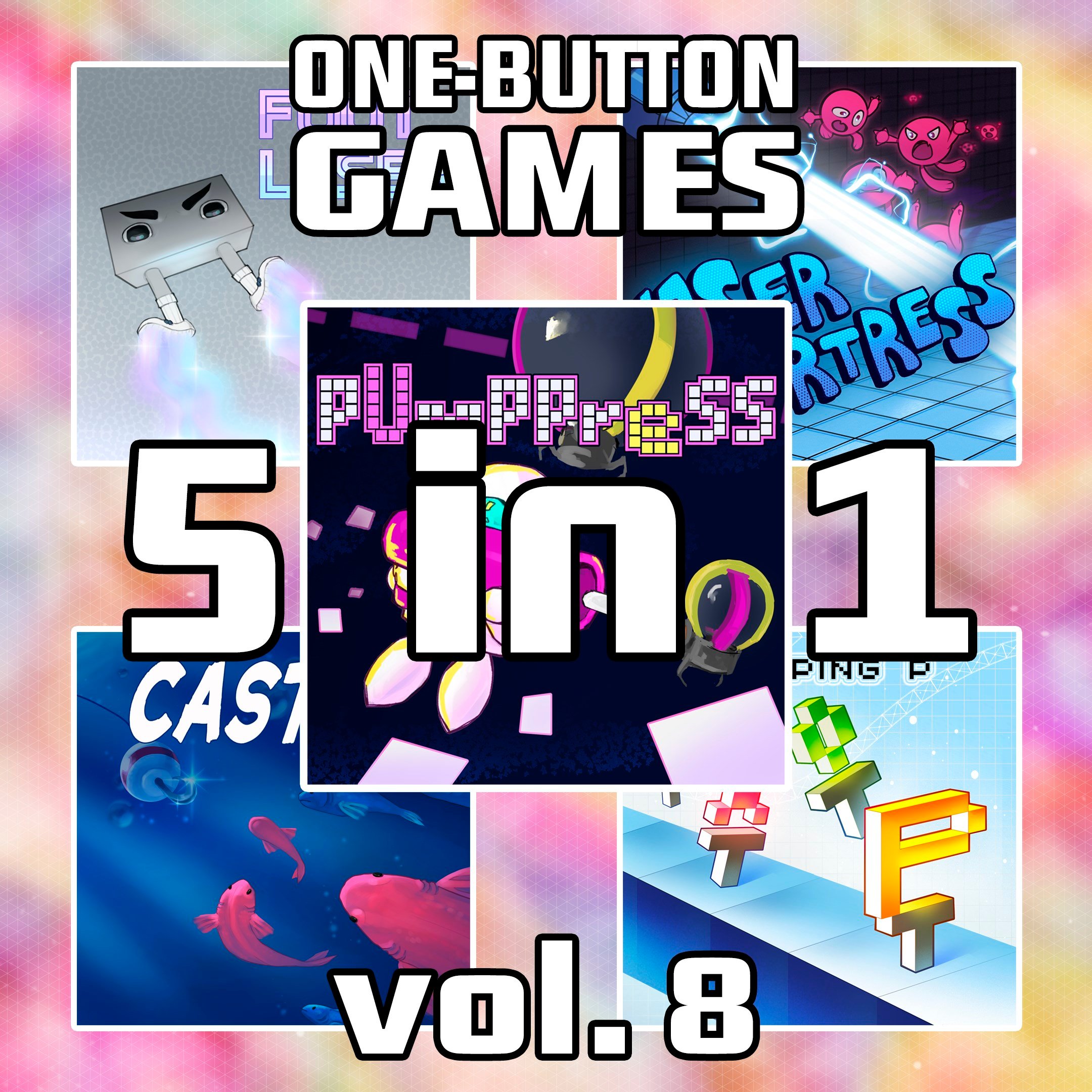 Boxart for One Button Games 5-in-1 vol. 8 (Windows)